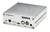 Barix Exstreamer-205:  IP-Audio Decoder with built-in amplifier, Micro SD slot, and Line-Input for playback of local sources.