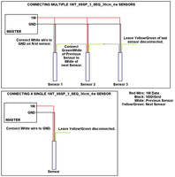 1WT_8SSP_3_SEQ_30cm_4w: Sequenced 1-wire temperature sensor with 3 inch stainless steel probe.